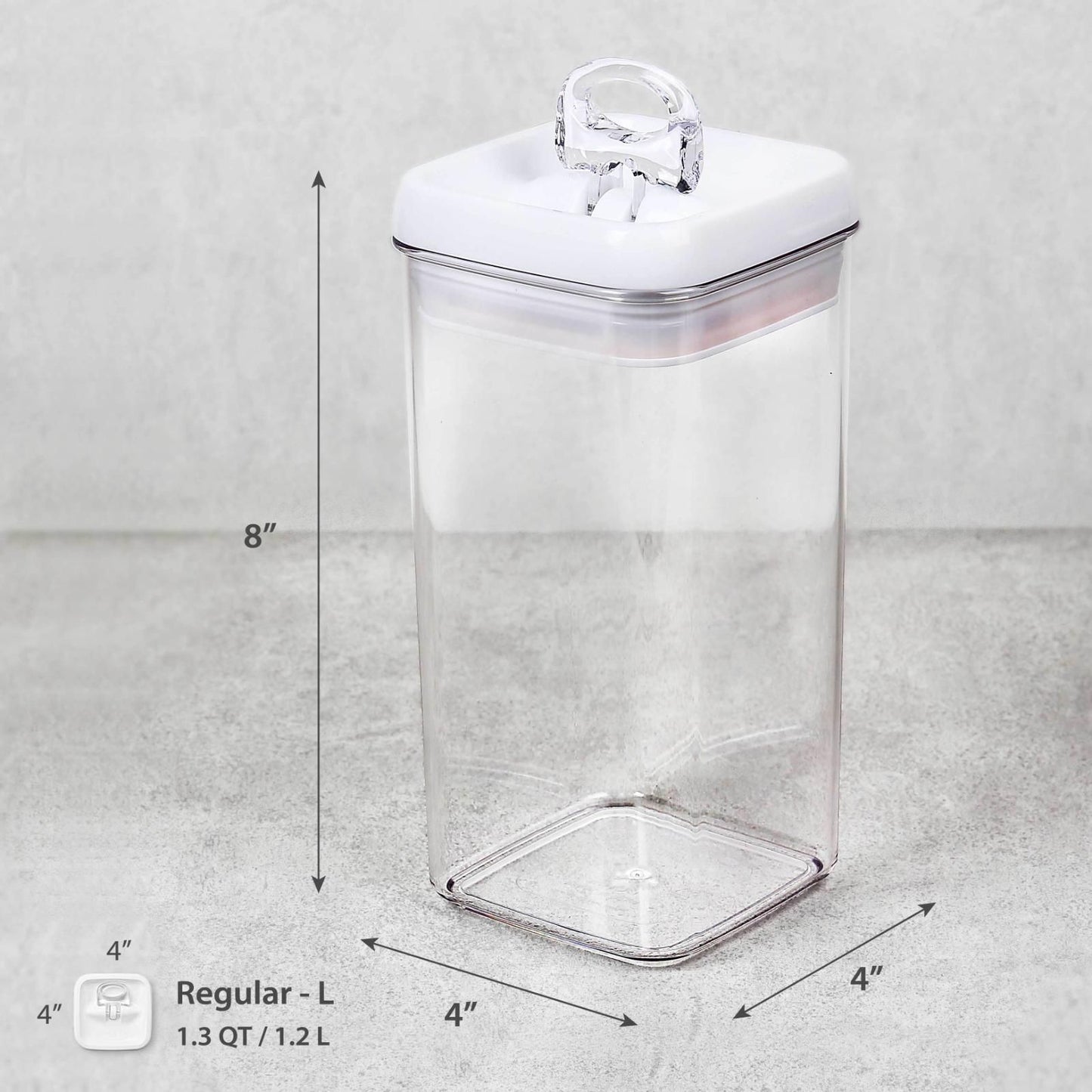 Storage Container with Lid 1200ml